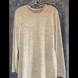 Cozy Beige Long Sleeve Sweater